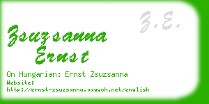 zsuzsanna ernst business card